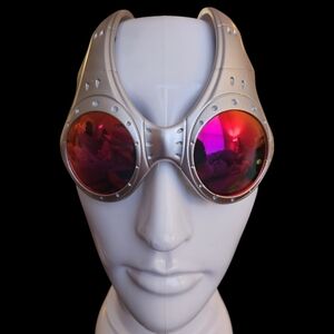 Oakley Over The Top Sunglasses Sliver Frame Pink Lenses